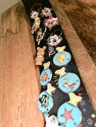 Disney Trading Pins Finding Nemo Fish In Bags/ With Exclusive Hidden Mickey