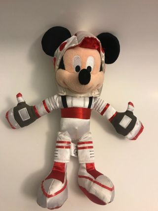Vtg Mickey Mouse Mission: Space Astronaut 10 " Plush Doll Walt Disney World Parks