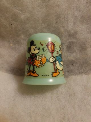 Vintage Disney Pie Eye Mickey Minnie Donald Christmas Noma Light Covers 1930s