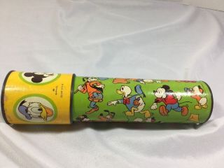 Vintage Hallmark Mickey Mouse & Friends Kaleidescope Donald Duck Pluto Huey Dewe
