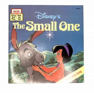 Disney Storyteller The Small One Read Along Book and Cassette Tape 256DC 1987 2