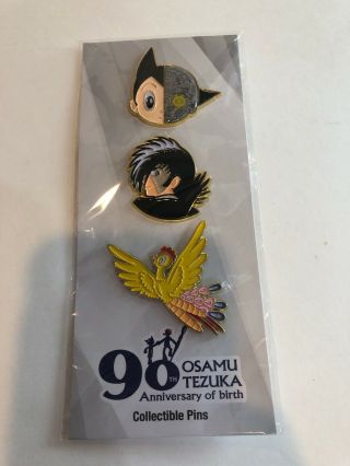 Astro Boy 3 Pin Set Loot Anime Crate Osamu Tezuka 90th Anniversary