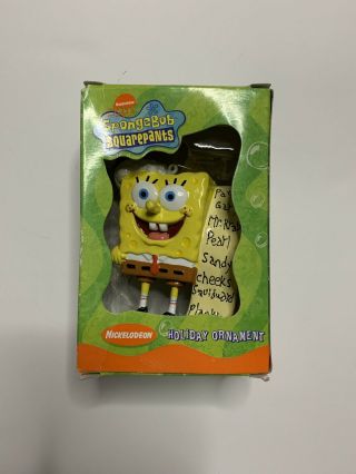 Nickelodeon Spongebob Squarepants Holiday Ornament By Kurt S Adler 2004