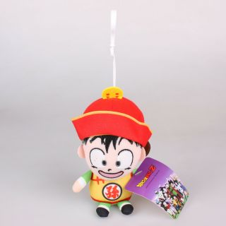 15cm Dragon Ball Z Son Gohan Plush Toys Soft Doll Key Chain Ring Pendant Strap