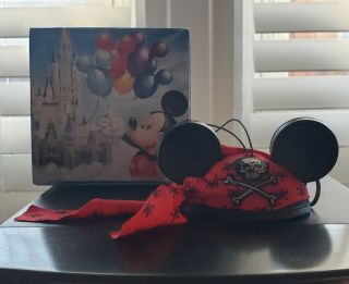 Disney Pirates Of The Caribbean Mickey Mouse Ears Hat Ornament
