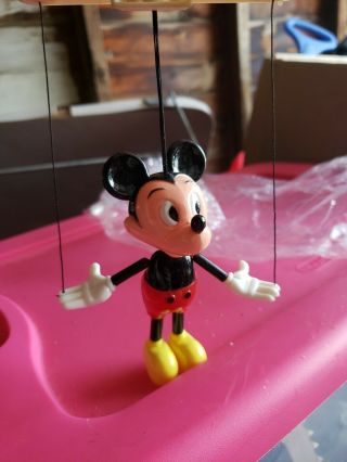 Vintage Mickey Mouse Marionette Walt Disney Productions Made In Hong Kong
