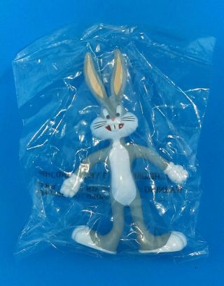 Vintage Bugs Bunny Warner Bros Posable - - Bendable Rubber Toy Collectible