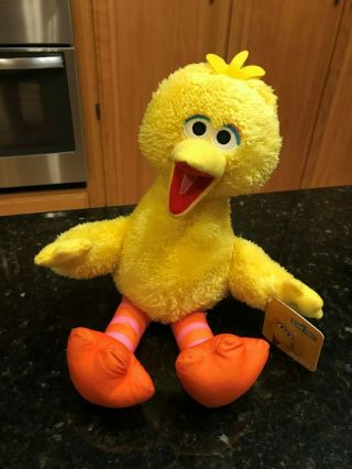 Kohls Cares Sesame Street Big Bird Yellow Plush Soft Stuffed Doll Toy 15 " Nwt