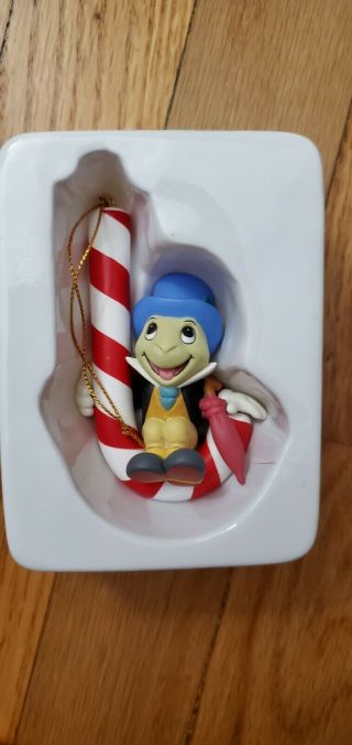 Vintage Disney Collectible 006904 Dco Jiminy Cricket Christmas Ornament