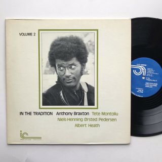 Anthony Braxton In The Tradition Volume 2 Inner City 2045 Steeplechase Jazz Lp