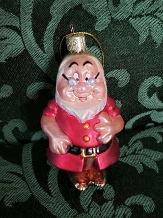 Disney Vintage Snow White 7 Dwarfs Doc Christmas Ornament