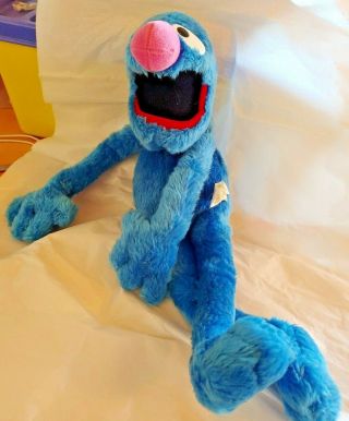 Sesame Street Grover 20 " 2003 Blue Stuffed Plush Doll Nanco
