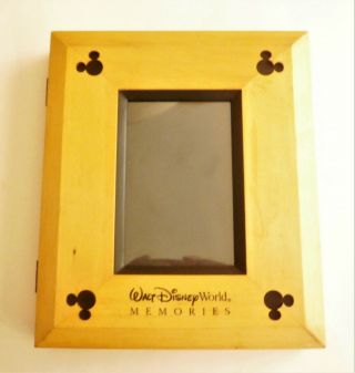 Mickey Mouse Walt Disney World Memories Theme Park Wood Photo Album