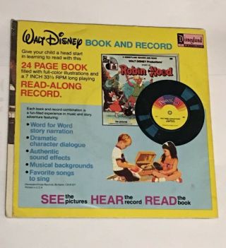 The BLACK HOLE (24 pg Read Along Book & 33 1/3 Rpm Record) Walt Disney 2