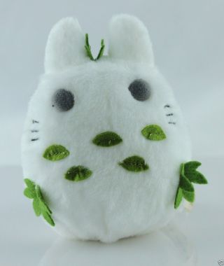 Cartoon My Neighbor Totoro Cool Soft White Plush Doll White - Totoro Fabric