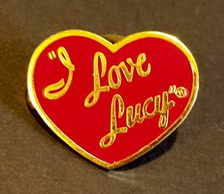 Universal Studios: " I Love Lucy " Red Heart Pin (cbs)