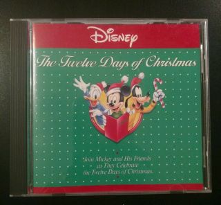 Disney The Twelve Days Of Christmas Cd 14 Track 1991 Walt Disney Records 60617 - 2