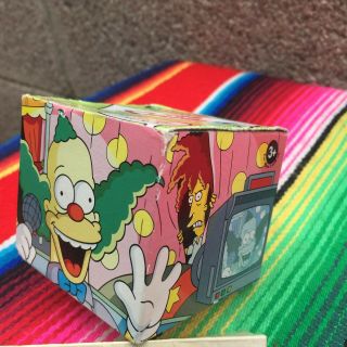 The Simpsons Krusty The Clown 2002 Burger King Talking Wristwatch Rare Nib