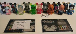 Disney Vinylmation Urban Series 7 Complete Set W/ Chase & Accessories