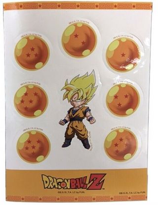 Dragon Ball Dbz Stickers Sticker Set Goku Saiyan 4 Star Anime Licensed