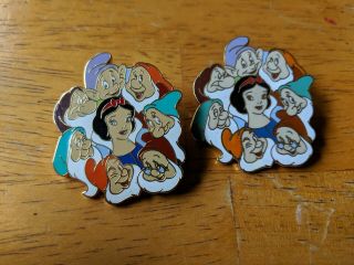 Vintage Walt Disney Snow White And The Seven Dwarfs Trading Pin