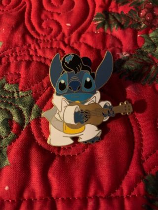Walt Disney World Disneyland Pin - Stitch As Elvis With Guitar - Lilo And Stitch