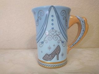 Disney Parks Cinderella Autograph Ceramic Mug Authentic Coffee Tea