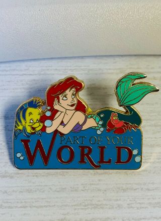 Princess Songs Series Ariel Part Of Your World Little Mermaid Disney Pin 32438