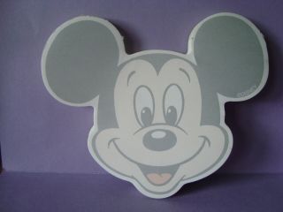 Disney Brand Mickey Mouse Head 6 1/2 X 5 1/2 Paper Sheets Magnetic Pad 65 Count