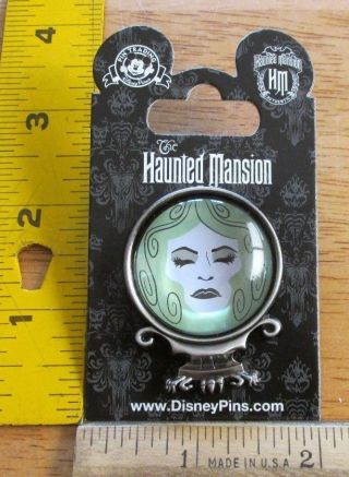 The Haunted Mansion Crystal Ball Scary Woman Madame Leota Disney Pin 3d