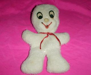 Vintage 10 " Casper The Friendly Ghost Plush Stuffed Animal Figure Doll Toy