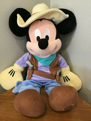 Disney Plush Cowboy Mickey Mouse Club Talent Round - Up - Day 17 "