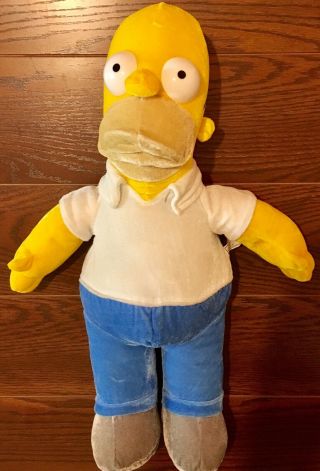 The Simpsons Homer Simpsons Plush Large 32 " Tall 2005