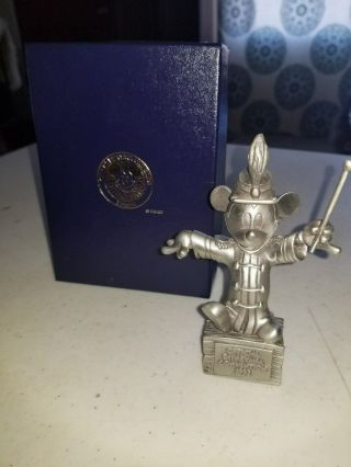 Official Disney Convention Disneyland 1993 Mickey Mouse Pewter - Le 1700