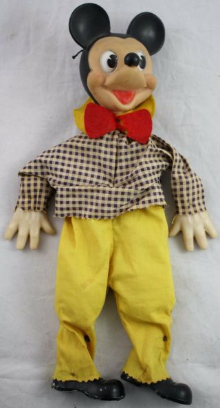 Gund Mickey Mouse Marionette Puppet Vintage Toy 12 " Doll Wdp Disney Character