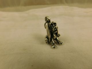 Disney Limited Edition Sterling Silver Charm The Fox And The Hound Copper Dog