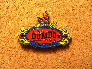 Dumbo Disney Pin - Wdw - 2019 Hidden Mickey - Attraction Signs