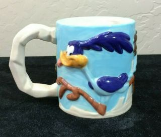 Roadrunner And Wiley Coyote 3 - D Colorful Ceramic Cup Mug