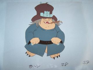 1980 ' s BRAVESTARR PRODUCTION CEL & PENCIL DRAWING TOWN PERSON 2