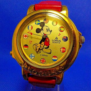 Disney Lorus Musical Mickey Mouse Watch " It 