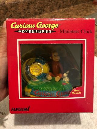 Fantasma Curious George Miniature Clock Adventures