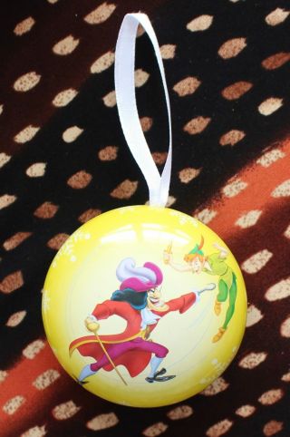 15 Hallmark Disney Countdown Fillable Christmas Ornament Captain Hook Peter Pan