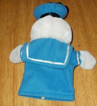 Vintage Disney DONALD DUCK Fabric Plush Sleeve Puppet Applause Mickey Mouse 2