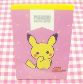 Sun - Star / Pokemon Pikachu Girly Large Memo Pad / Japan Anime Stationery