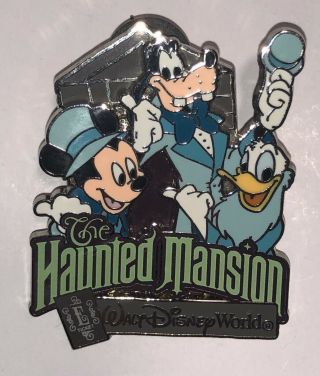 Disney Haunted Mansion Mickey Donald Goofy Limited Edition 1500 Pin
