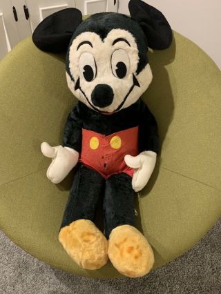 Large 40” Mickey Mouse - California Stuffed Toys Vintage Disney Productions