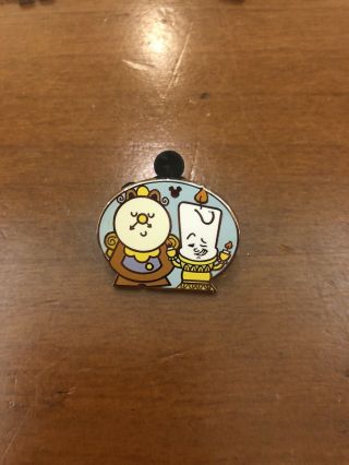 Disney Pin Wdw - Hidden Mickey 2019 - Duos - Cogsworth And Lumiere