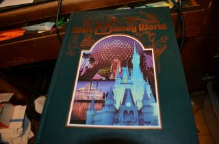 Vtg Walt Disney World 15th Anniversary Edition Hardcover Souvenir 1986