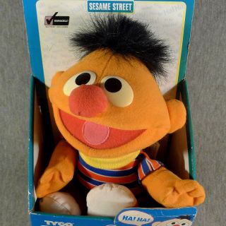 Nib 1996 Tyco Sesame Street “tickle Me” Ernie