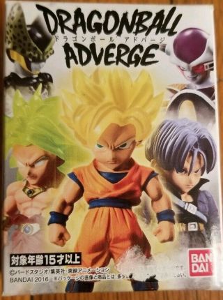 Bandai Dragon Ball Z Adverge 1 Mini Figure Ss Son Goku